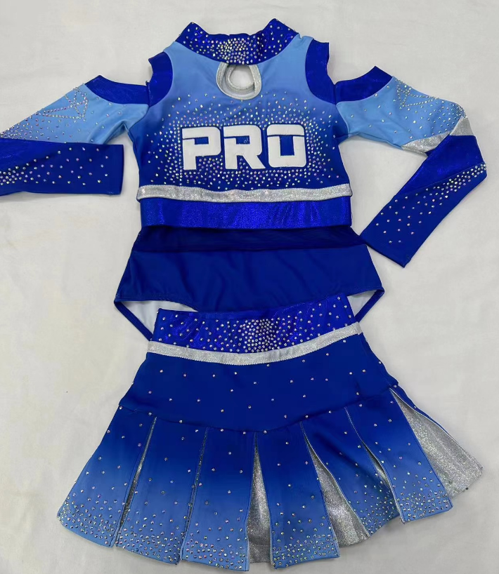 Blue competition uniforms