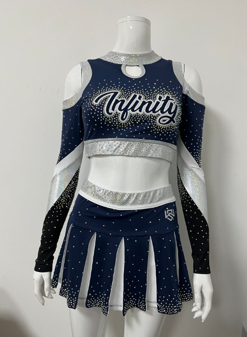 Infinity cheer uniforms navy blue