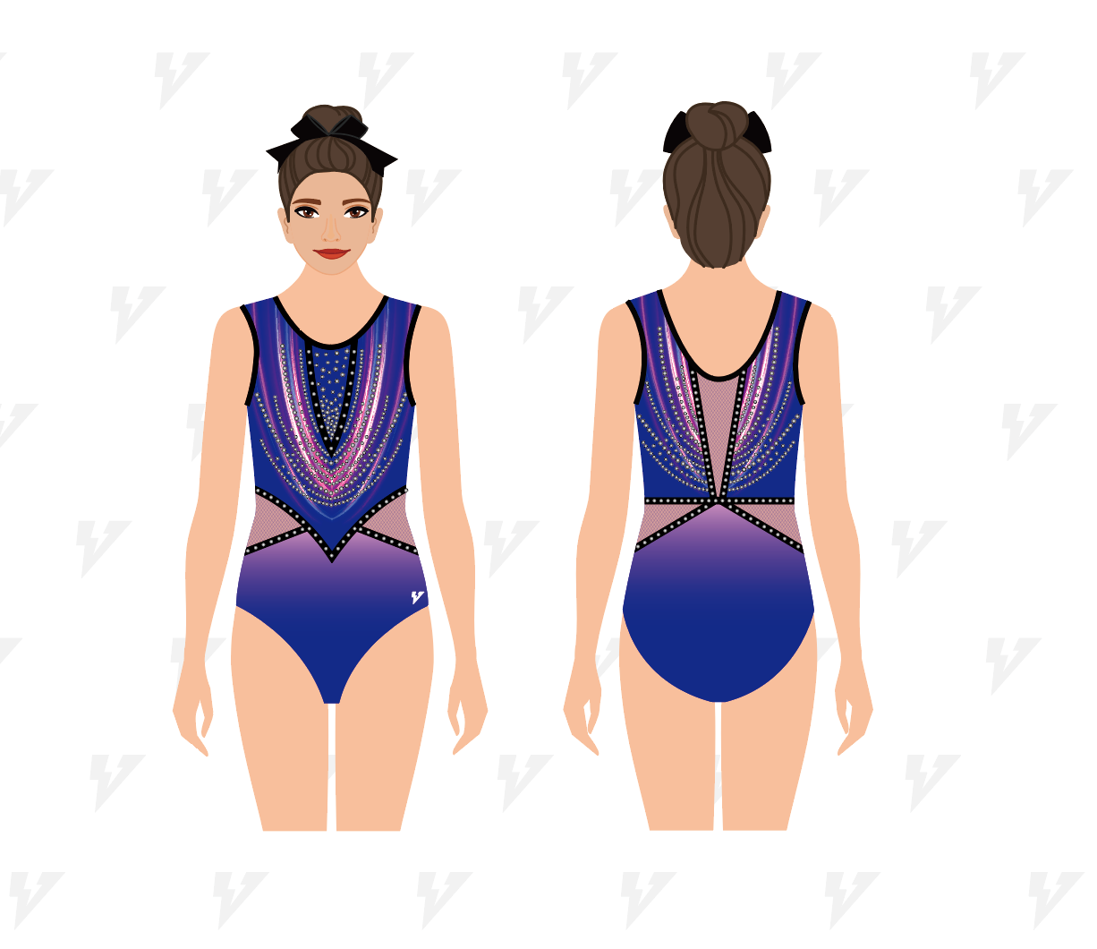Purple Gymnastic Leotard