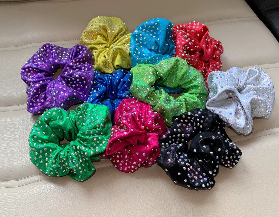 Rhinestones Scrunchies