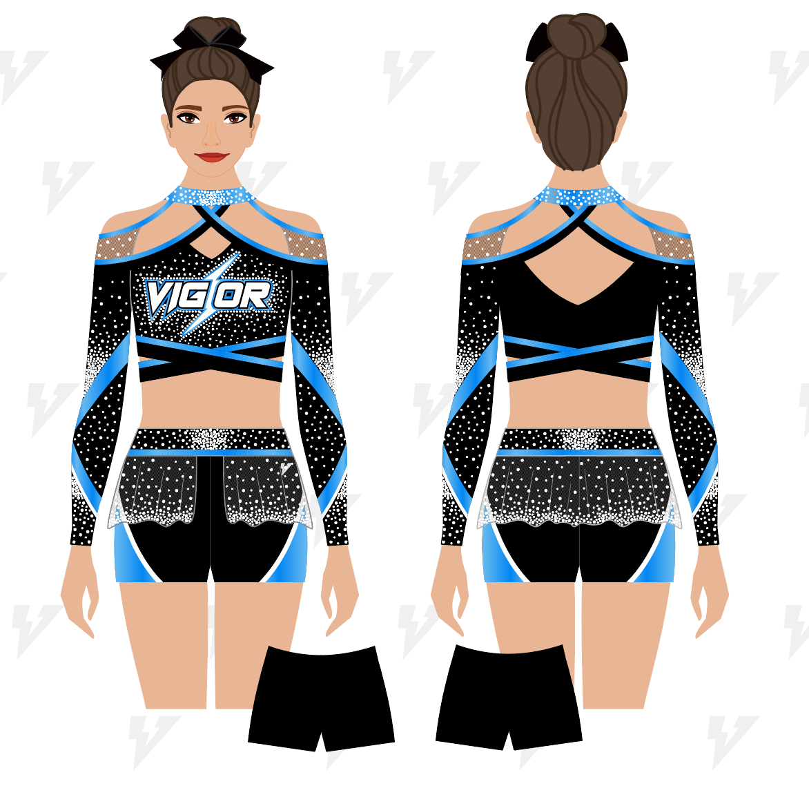 2025 New designs cheerleading uniform
