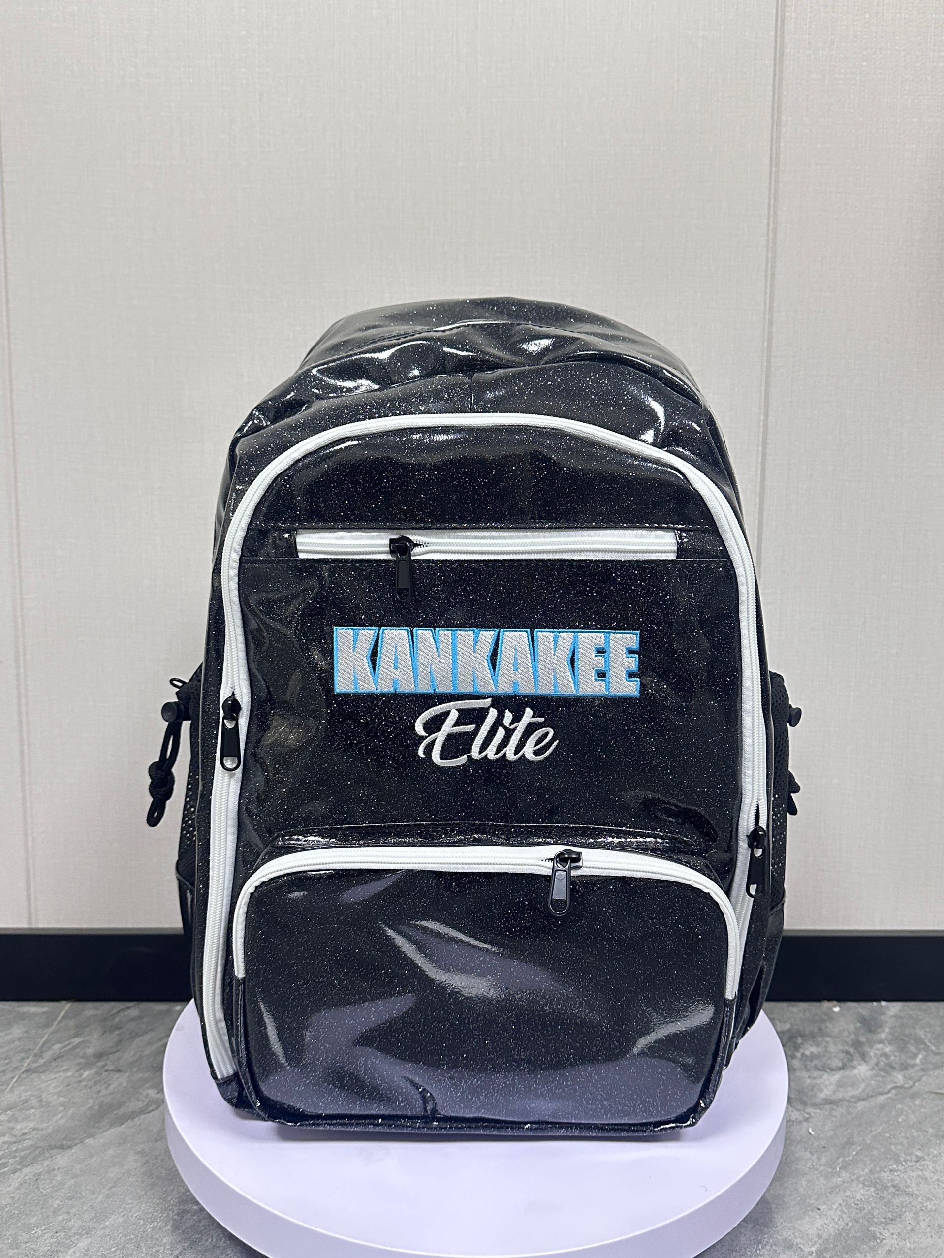 Black Glitter Backpack