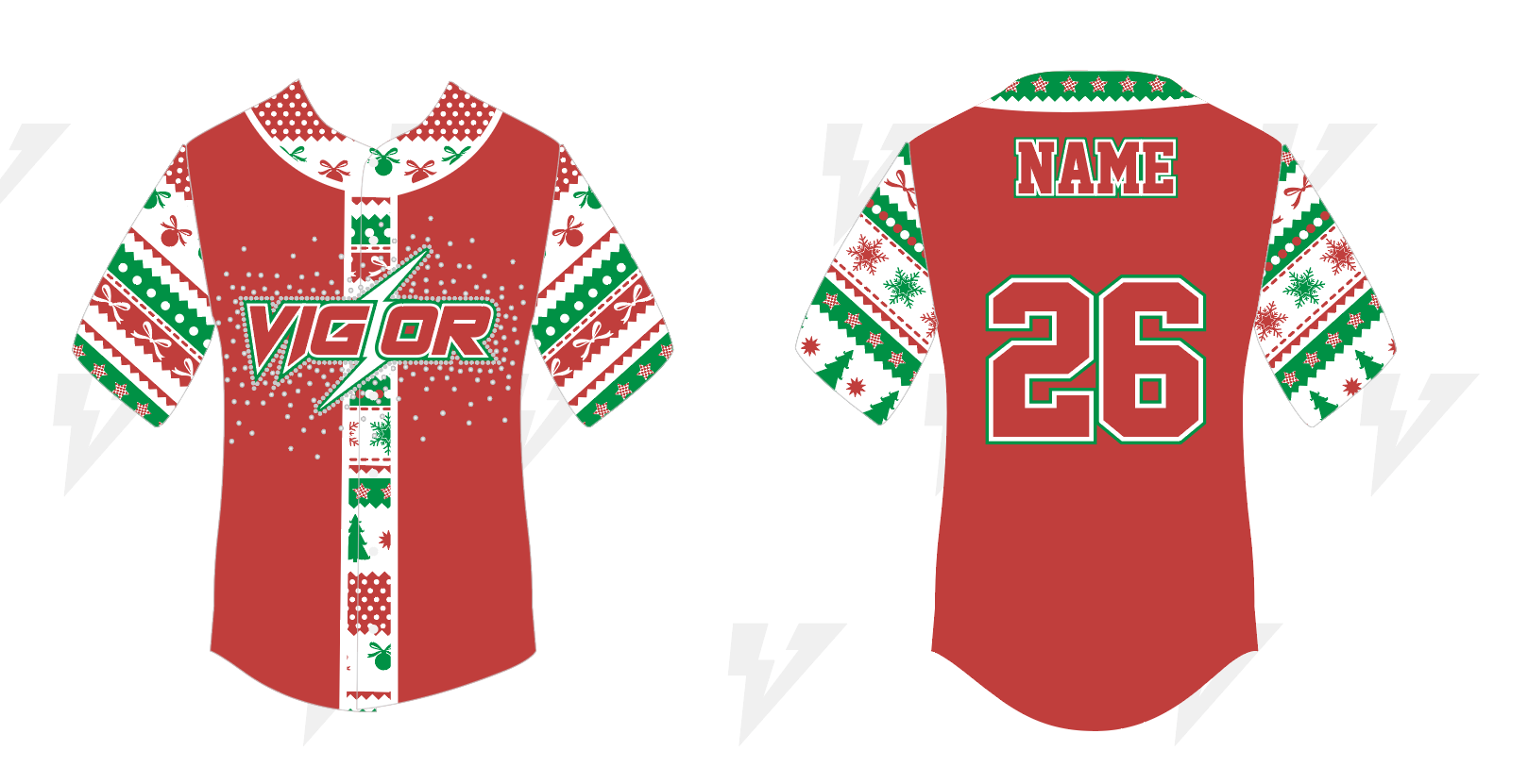 Christmas Baseball jersey